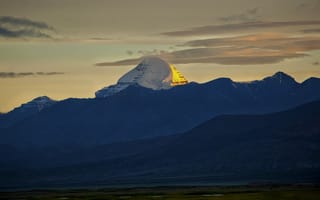 Картинка пейзаж, CN, Golden Kailash, Tibet, Тибет, Китай, горы