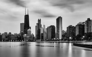 Картинка illinois, Chicago, city, небоскребы, чикаго, мичиган, USA, сша, америка