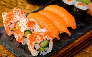Картинка японская кухня, sushi, rolls, суши, роллы, Japanese cuisine