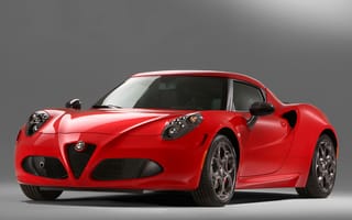 Картинка автомобиль, Alfa Romeo, альфа ромео, машина, красивый, 4C, Launch Edition