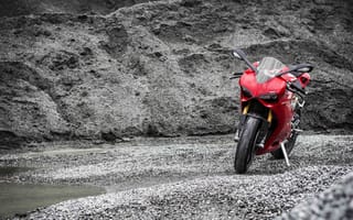 Картинка 1199, красный, насыпь, дукати, суперспорт, Panigale S, мотоцикл, Ducati, red