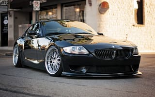 Картинка BMW, stance, black, BBS, Z4M