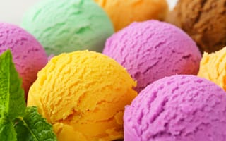 Картинка ice cream, colorful, sweet, мороженое, dessert