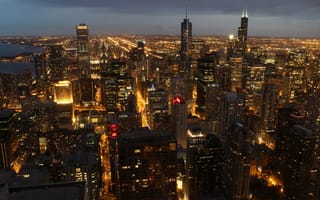 Картинка Chicago, америка, USA, чикаго, city, сша, небоскребы, высота