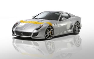 Картинка авто, серый, Ferrari 599