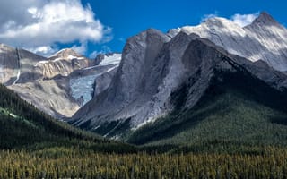Картинка Alberta rocky mountain, природа, пейзаж