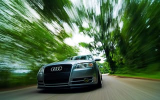 Картинка Audi, A4, скорость