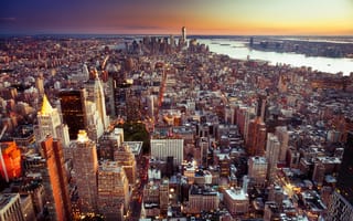 Обои Empire State Building, небоскребы, сша, нью йорк, америка, город, New York City, USA