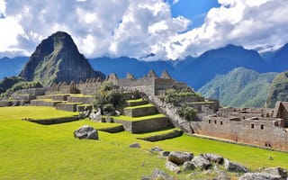 Обои Мачу-Пикчу, горы, развалины, инки, небо, руины, Перу, город