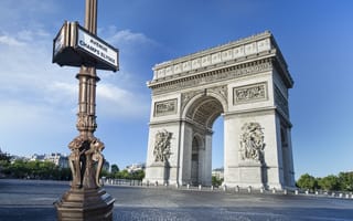 Картинка Paris, Триумфальная арка, Париж, France, памятник