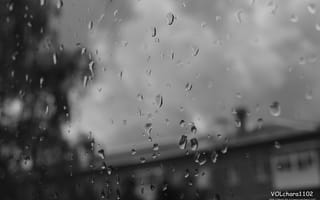 Обои дождь, капли, депрессия