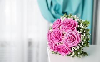 Картинка цветы, pink, розовые, flowers, букет, bouquet, rose, розы