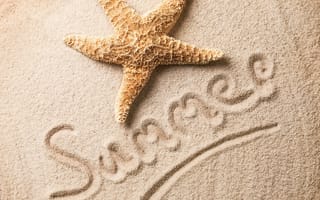 Картинка sand, морская звезда, песок, starfish, beach, summer, пляж