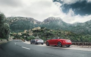 Картинка Audi, Cars, Rear, Spain, Silver, Quattro, Red, Roadster, TT