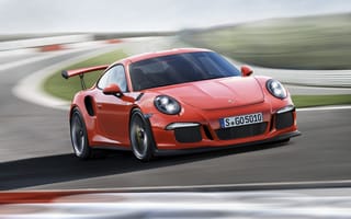 Обои 2015, Porsche, GT3, 911, 991, порше, RS
