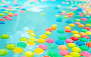 Картинка шарики, вода, бассейн, текстура
