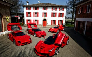 Картинка Ferrari, F50, LaFerrari, феррари, F40, Enzo
