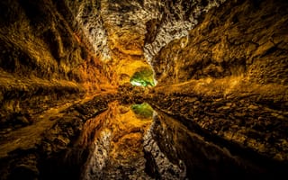 Картинка Cueva de los Verdes, гора, природа