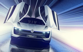 Картинка 2015, Volkswagen, Concept, Golf, GTE, Sport, фольксваген, гольф