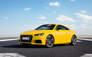 Картинка Audi, желтая, TTS, купе, ауди