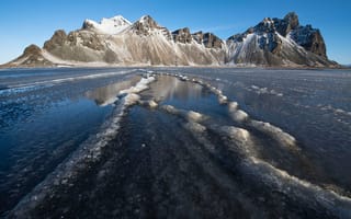Картинка горы, лёд, природа