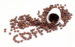 Картинка coffee, кофе, beans, cup
