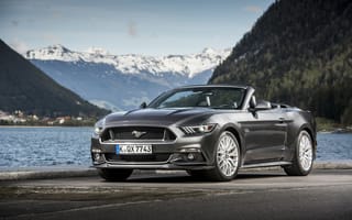 Картинка 2015, Ford, GT, мустанг, Mustang, EU-spec, кабриолет, Convertible, форд