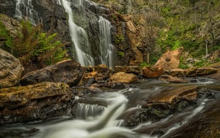 Картинка Австралия, водопад Маккензи, поток, скалы, Виктория