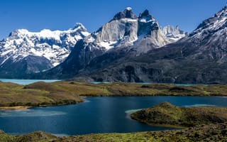Картинка Чили, горы, природа, озёра