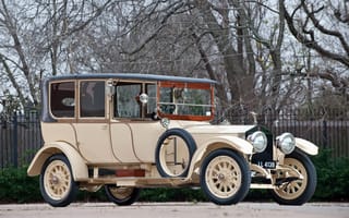 Картинка Rolls-Royce, передок, роллс-ройс, деревья, Silver Ghost, сильвер гост, Limousine, by Barker, Open Drive, 1914, ретро, лимузин