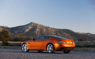 Картинка auto, Aston Martin, cars, астон мартин, Orange, Aston Martin Virage, ораньжевый