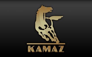 Картинка KamAZ, логотип, эмблема, logo, конь, КамАЗ