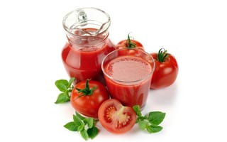 Картинка стакан, томаты, помидоры, овощи, томатный сок
