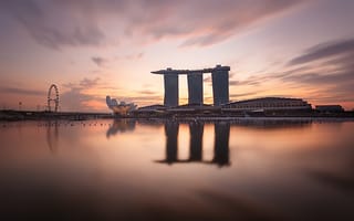 Картинка Singapore, Asia, Сингапур, Sunrise, восход