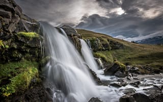 Обои Исландия, водопад, Iceland