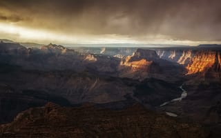 Картинка Гранд-Каньон, плато Колорадо, США, природа, каньон, национальный парк, штат Аризона