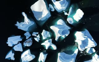 Картинка айсберги, лед, море