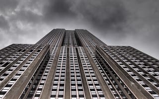 Картинка небоскреб, нью-йорк, эмпайр стейт билдинг