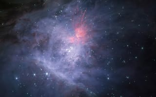 Картинка туманность орион, звезды, туманность