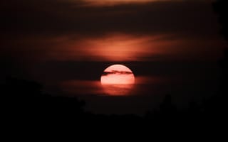 Картинка юпитер, планета, закат