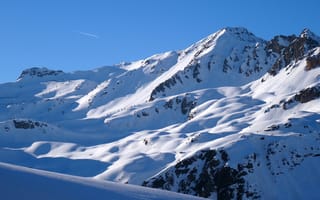 Обои альпы, горы, снег