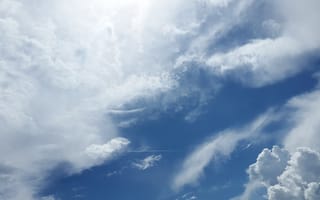 Картинка небо, облака, свет