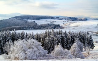 Картинка поппенхаузен, германия, снег