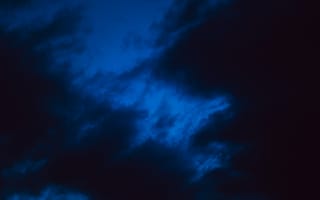 Картинка облака, небо, ночь