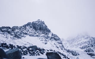 Картинка ледник атабаска, канада, горы