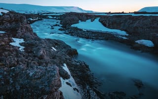 Картинка годафосс, водопад, исландия