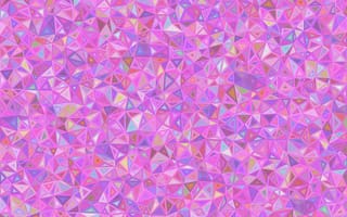 Картинка мозаика, треугольники, розовый