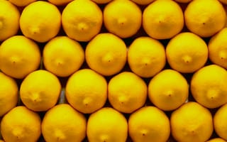 Картинка лимоны, цитрусы, желтый