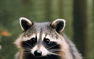 Картинка енот, животное, забавный