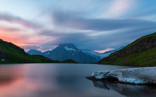 Картинка озеро, гора, пейзаж